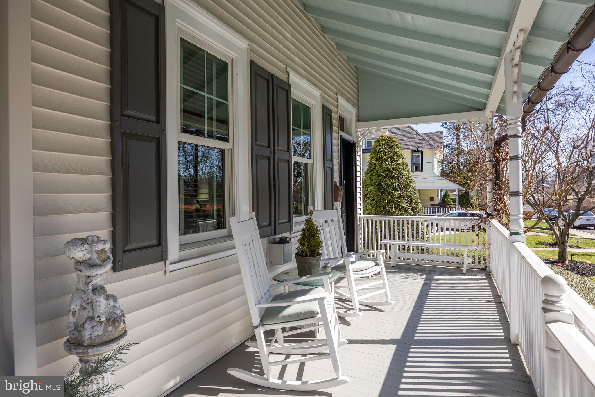 269 East 3rd Street Moorestown, NJ 08057 - Photo 4 of 52 a balcony with furniture and a potted plant