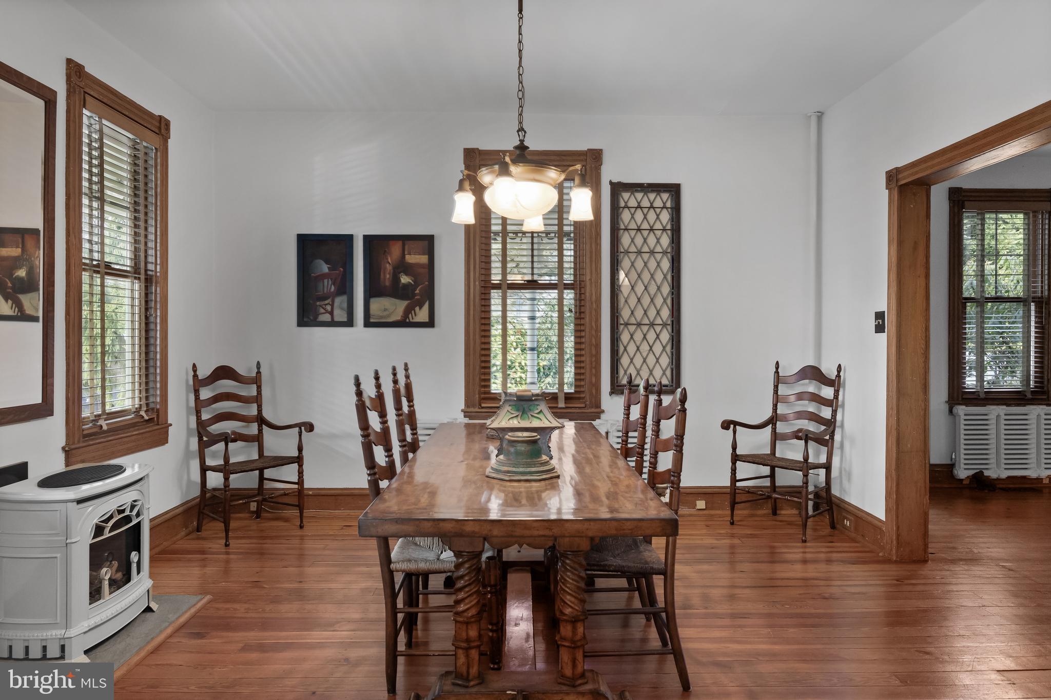 269 East 3rd Street Moorestown, NJ 08057 - Photo 8 of 52 a view of a dining room with furniture window and wooden floor