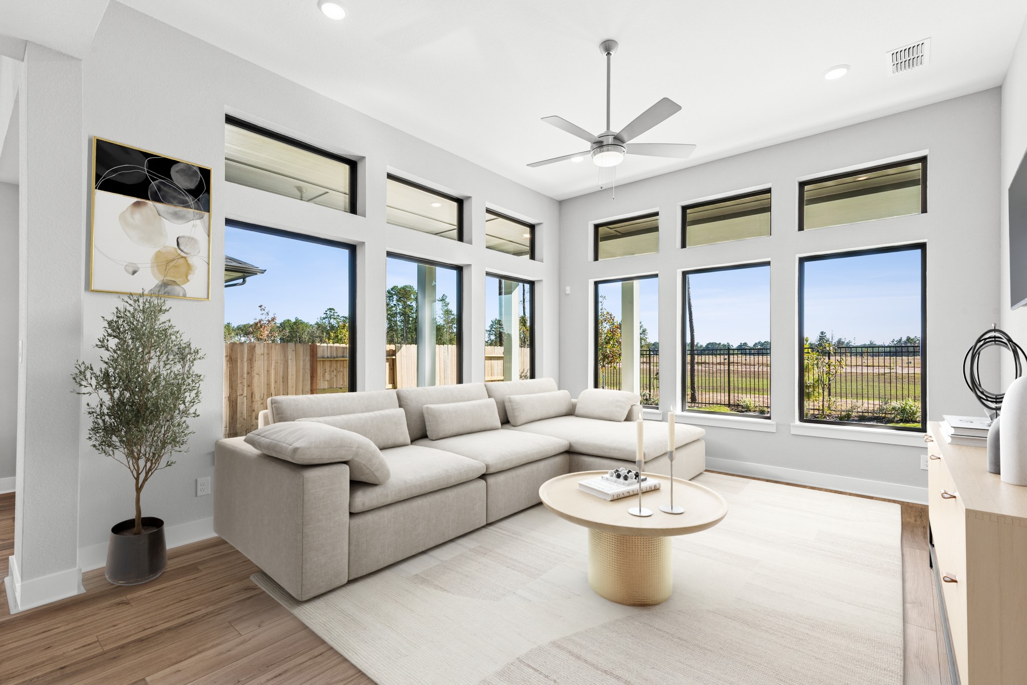 16142 Rita Road Conroe, TX 77302 - Photo 4 of 48 a living room with furniture and a large window