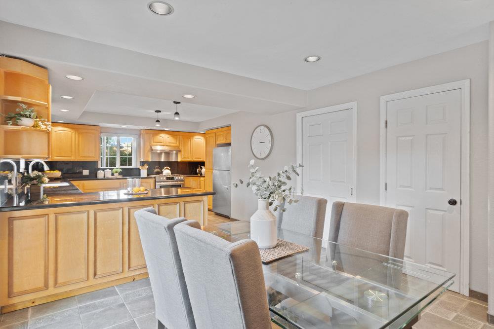 19 Jolley Way Scotts Valley, CA 95066 - Photo 16 of 56 a living room with kitchen island granite countertop furniture and a view of kitchen