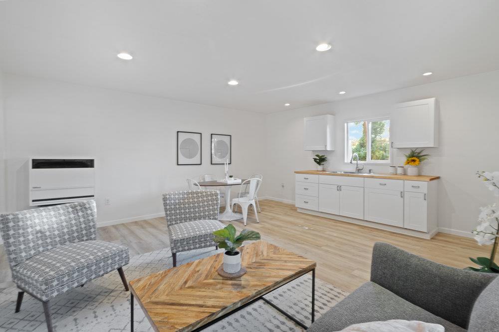 19 Jolley Way Scotts Valley, CA 95066 - Photo 26 of 56 a living room with furniture and kitchen view