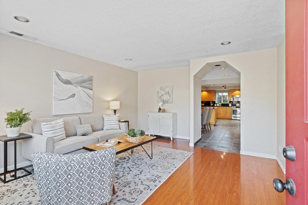 19 Jolley Way Scotts Valley, CA 95066 - Photo 3 of 56 a living room with furniture and wooden floor