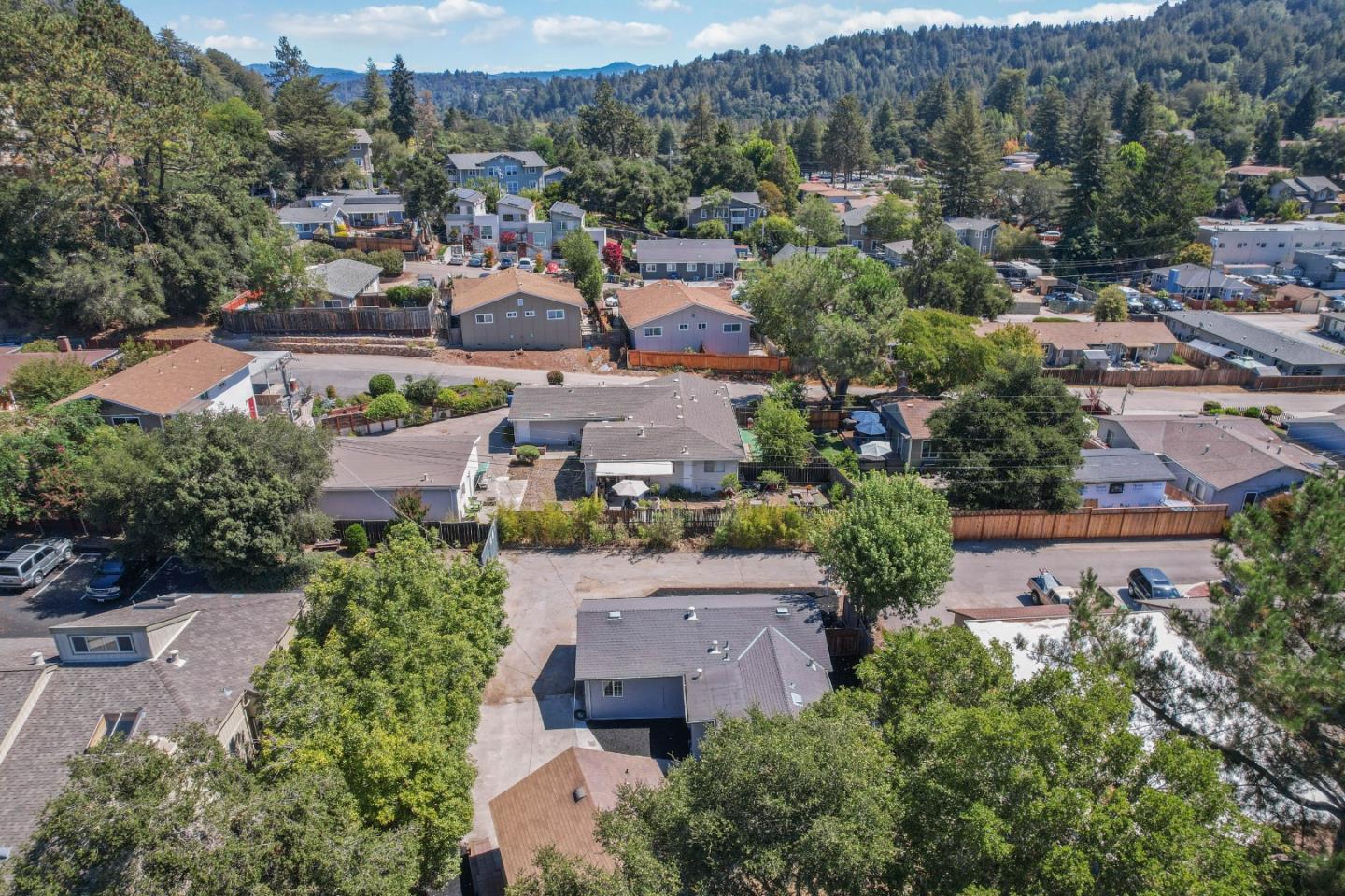 19 Jolley Way Scotts Valley, CA 95066 - Photo 52 of 56 an aerial view of a city with lots of residential buildings