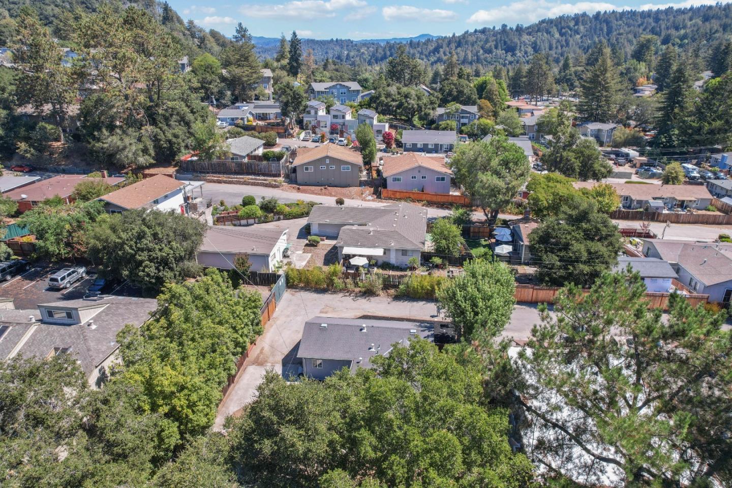 19 Jolley Way Scotts Valley, CA 95066 - Photo 53 of 56 an aerial view of a house with a garden