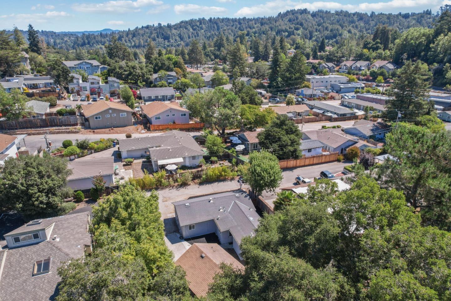 19 Jolley Way Scotts Valley, CA 95066 - Photo 54 of 56 an aerial view of a city with lots of residential buildings