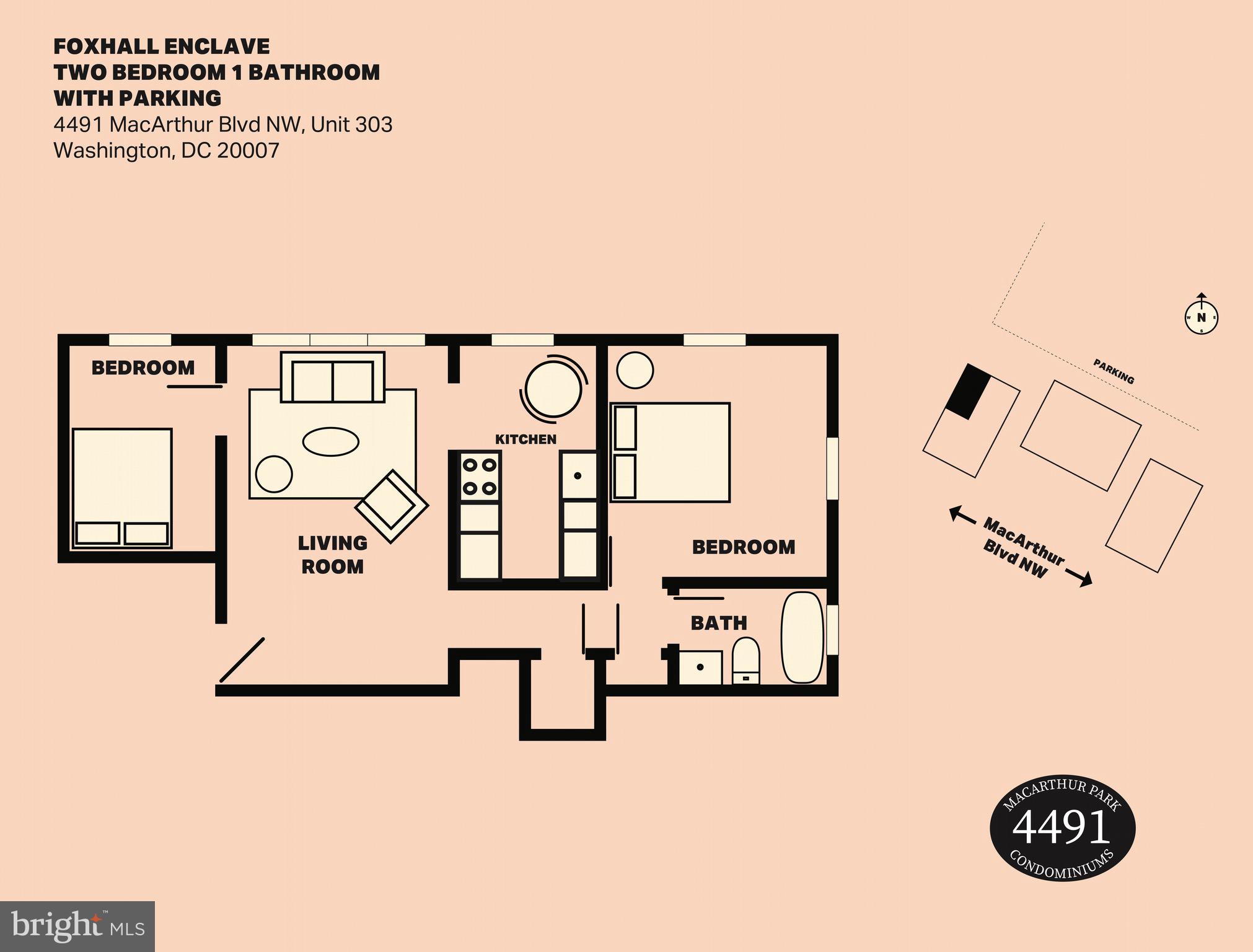 4491 MacArthur Boulevard Northwest, Unit 303 Washington, DC 20007 - Photo 7 of 37