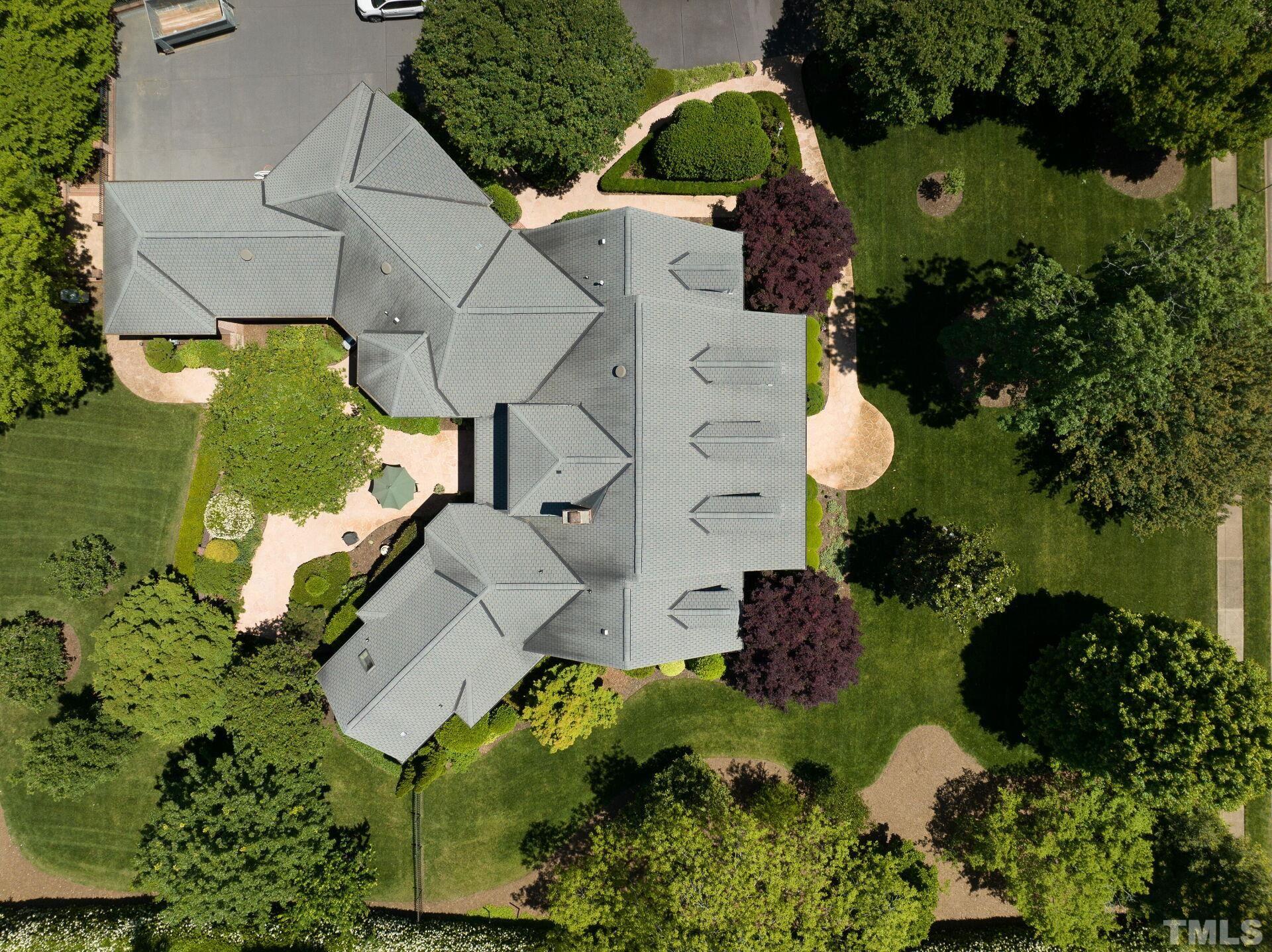 3120 Darien Drive Raleigh, NC 27607 - Photo 50 of 55 an aerial view of a house