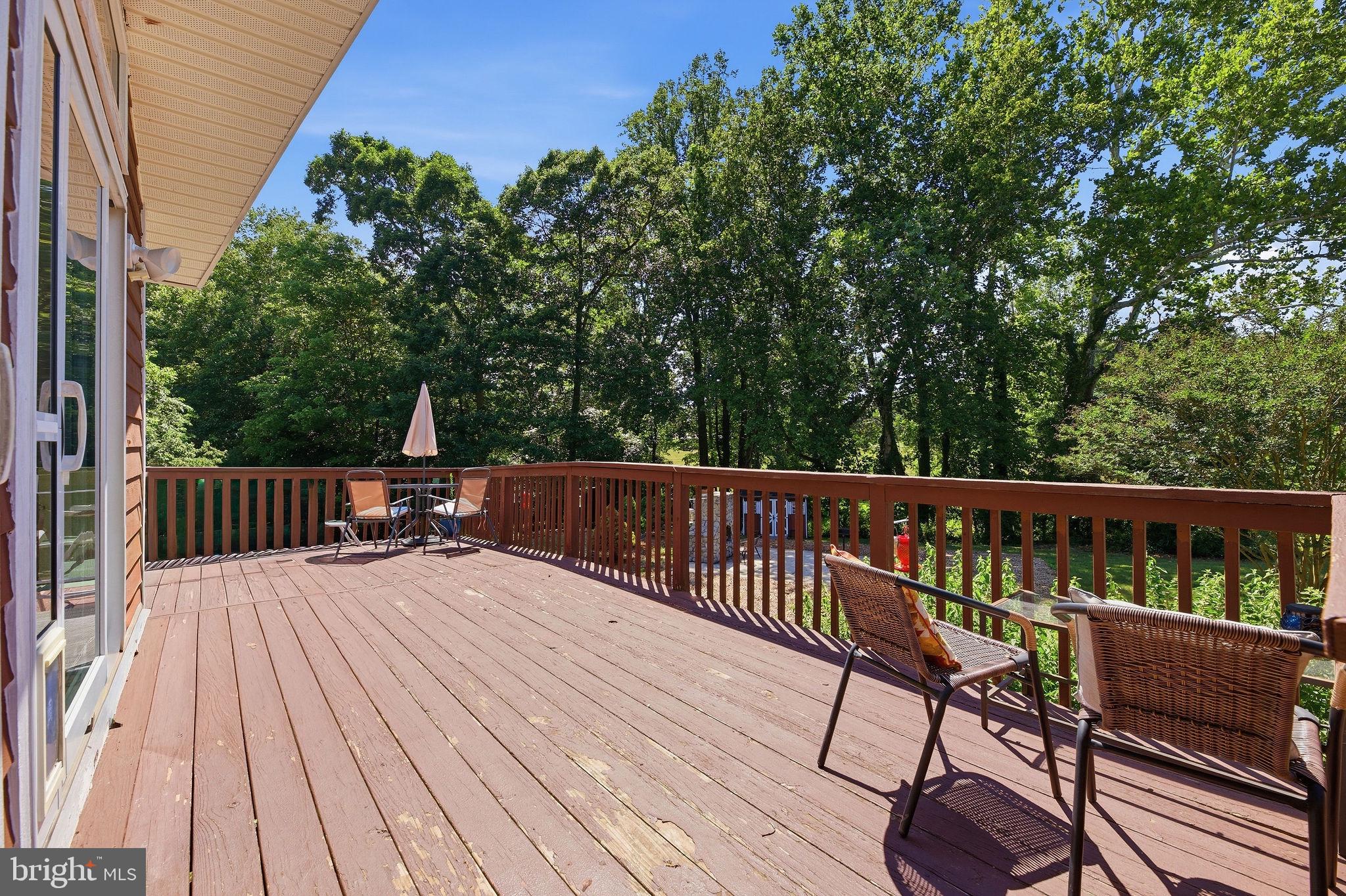 4150 Williams Wharf Road St. Leonard, MD 20685 - Photo 28 of 70 Serene deck overlooking lush greenery.