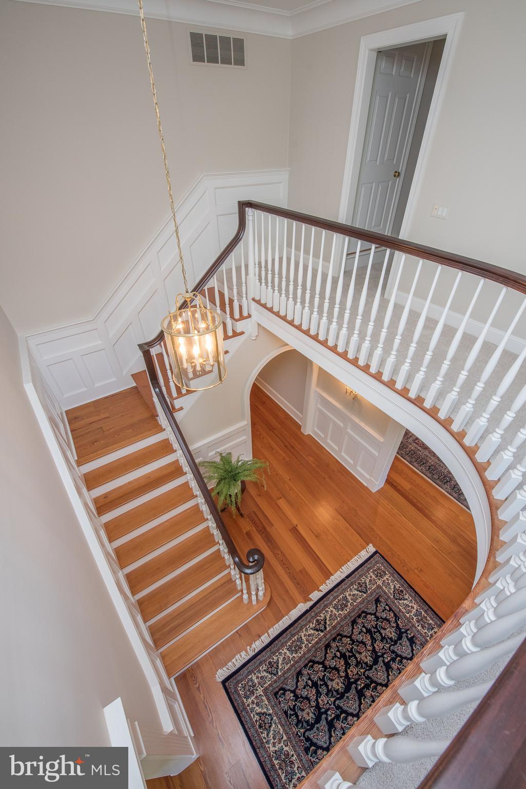133 Brooke Farm Road Wayne, PA 19087 - Photo 23 of 45 View of Entrance Hall From Upstairs