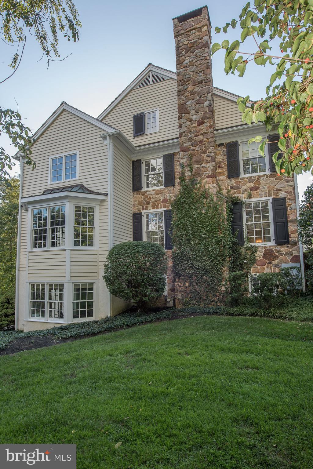 133 Brooke Farm Road Wayne, PA 19087 - Photo 40 of 45 Side Elevation New Cedar Siding