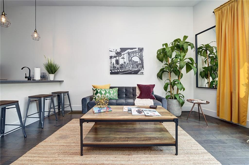 103 57th Street Pittsburgh, PA 15201 - Photo 30 of 49 a living room with furniture and a potted plant
