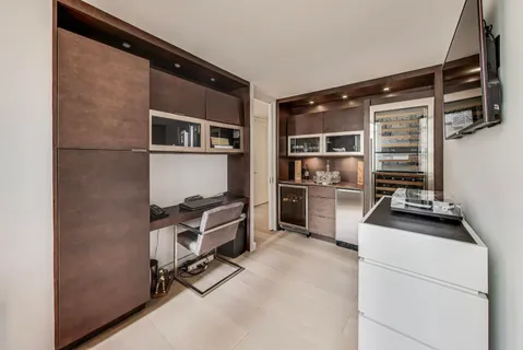 a room with storage and utility