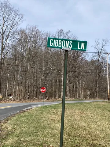 a view of outdoor space with sign board