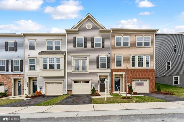 a front view of a residential houses
