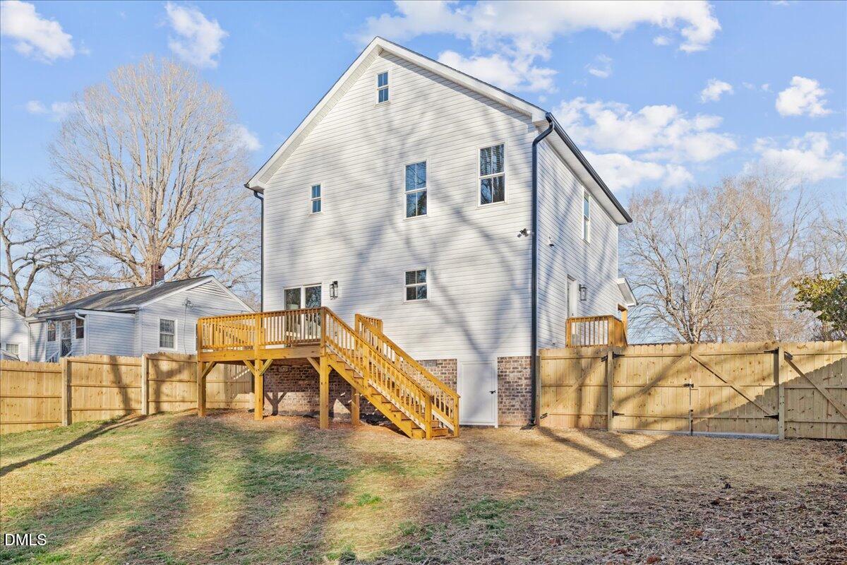 617 North 3rd Street Mebane, NC 27302 - Photo 43 of 50 a view of an house with backyard