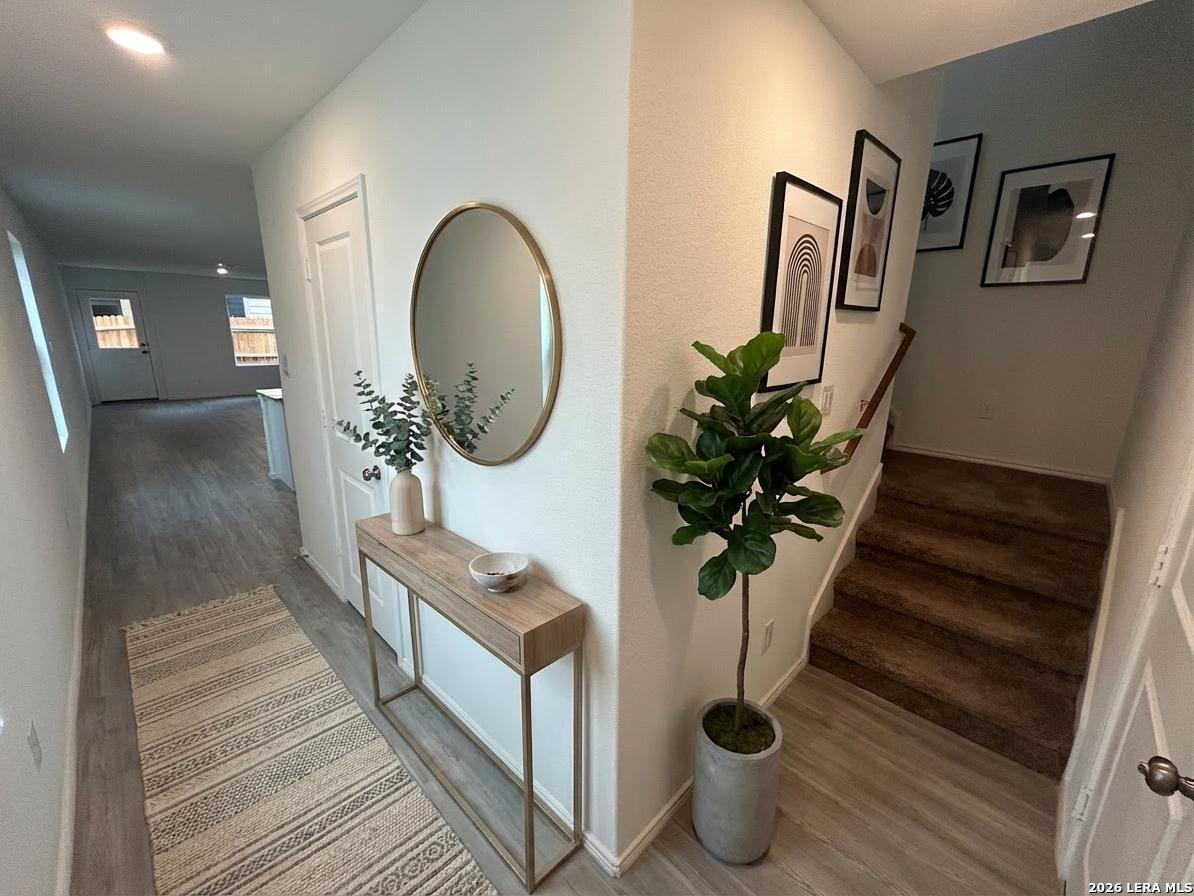11026 Tree Line San Antonio, TX 78223 - Photo 2 of 31 a view of a entryway with wooden floor
