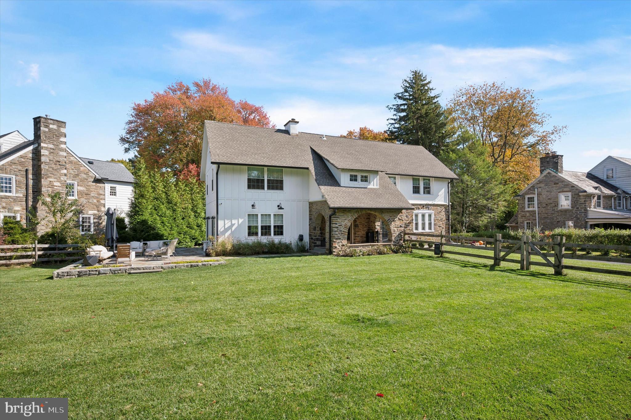 603 Old Gulph Road Penn Valley, PA 19072 - Photo 44 of 58 a front view of a house with garden