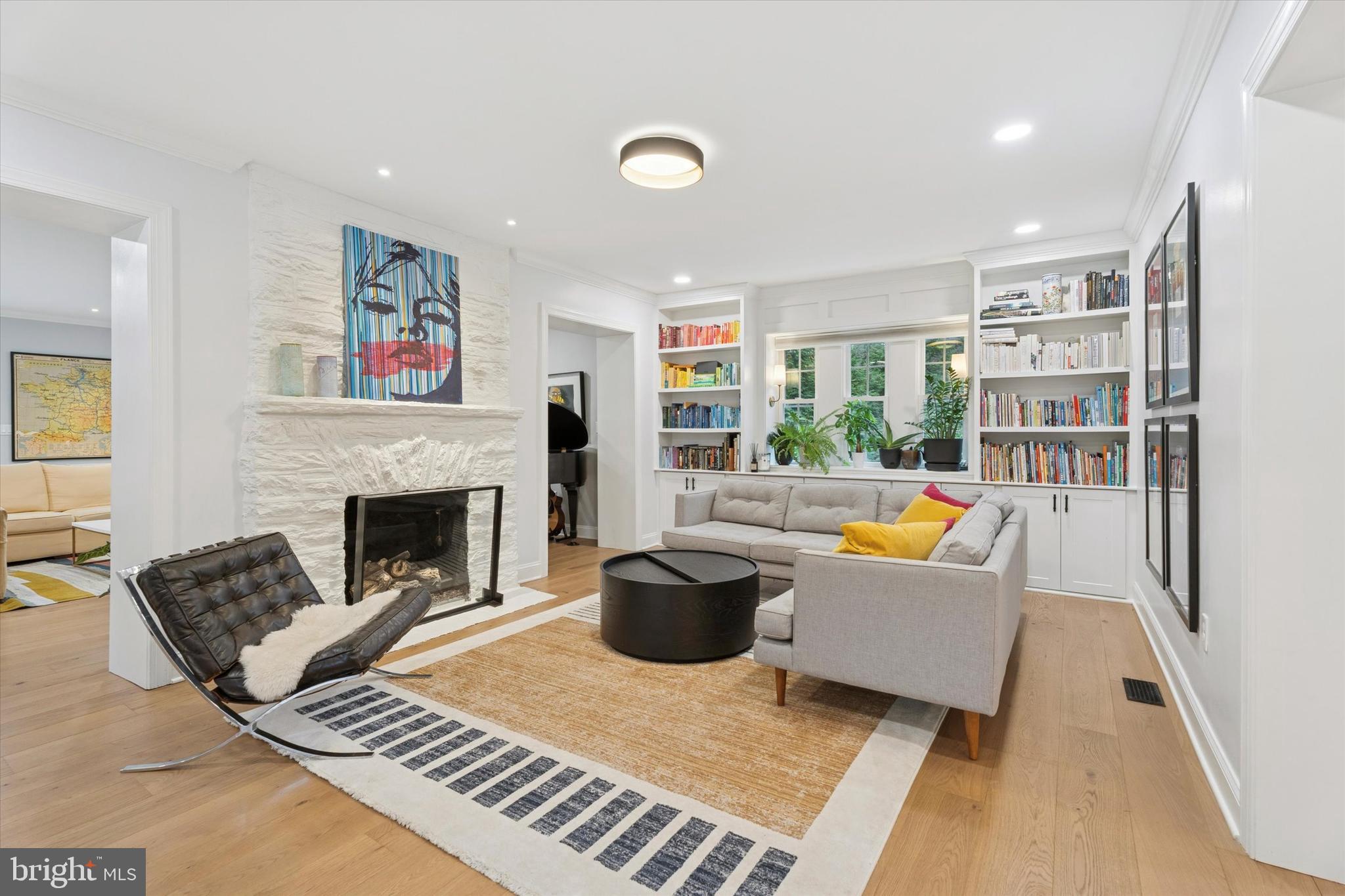 603 Old Gulph Road Penn Valley, PA 19072 - Photo 5 of 58 a living room with furniture and a fireplace