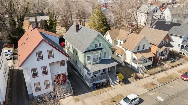 a view of a house with a outdoor space