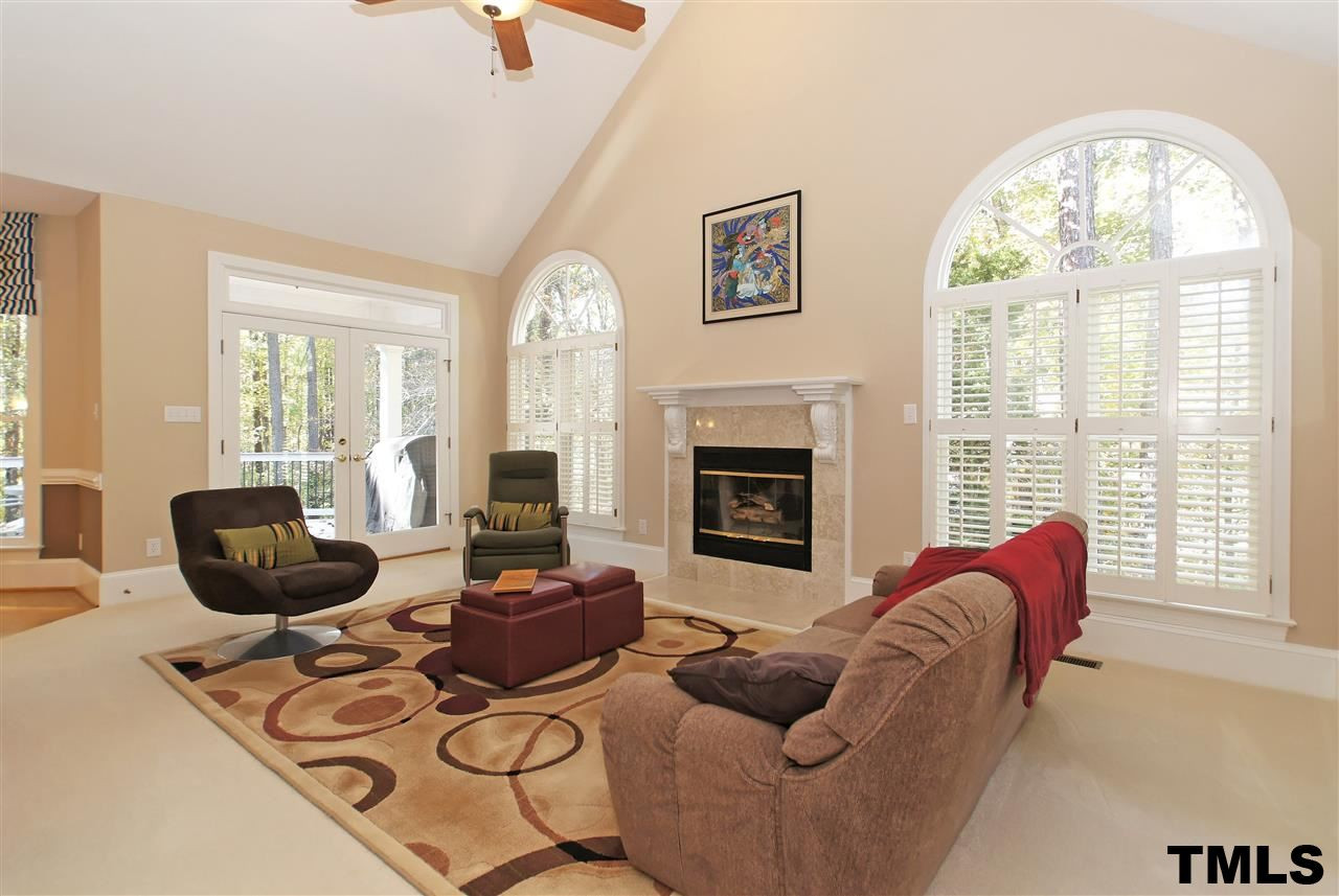 2321 Primrose Valley Court Raleigh, NC 27613 - Photo 5 of 24 SPACIOUS FAMILY ROOM W/FIREPLACE AND FRENCH DOORS LEADING TO LARGE DECK! Family Room