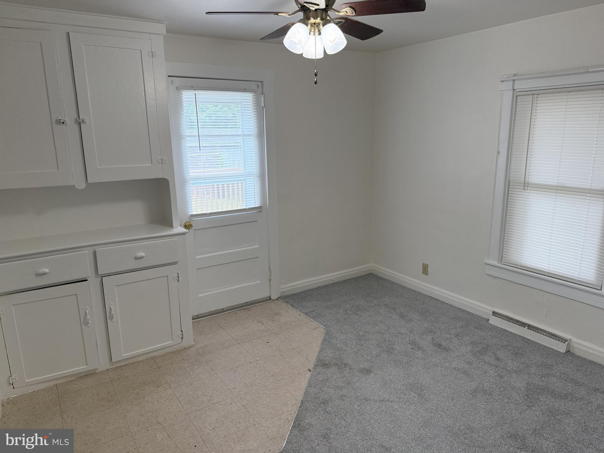 269 B Street Carneys Point, NJ 08069 - Photo 5 of 17 an empty room with chandelier fan