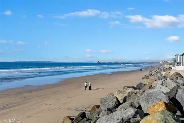 a view of an ocean beach