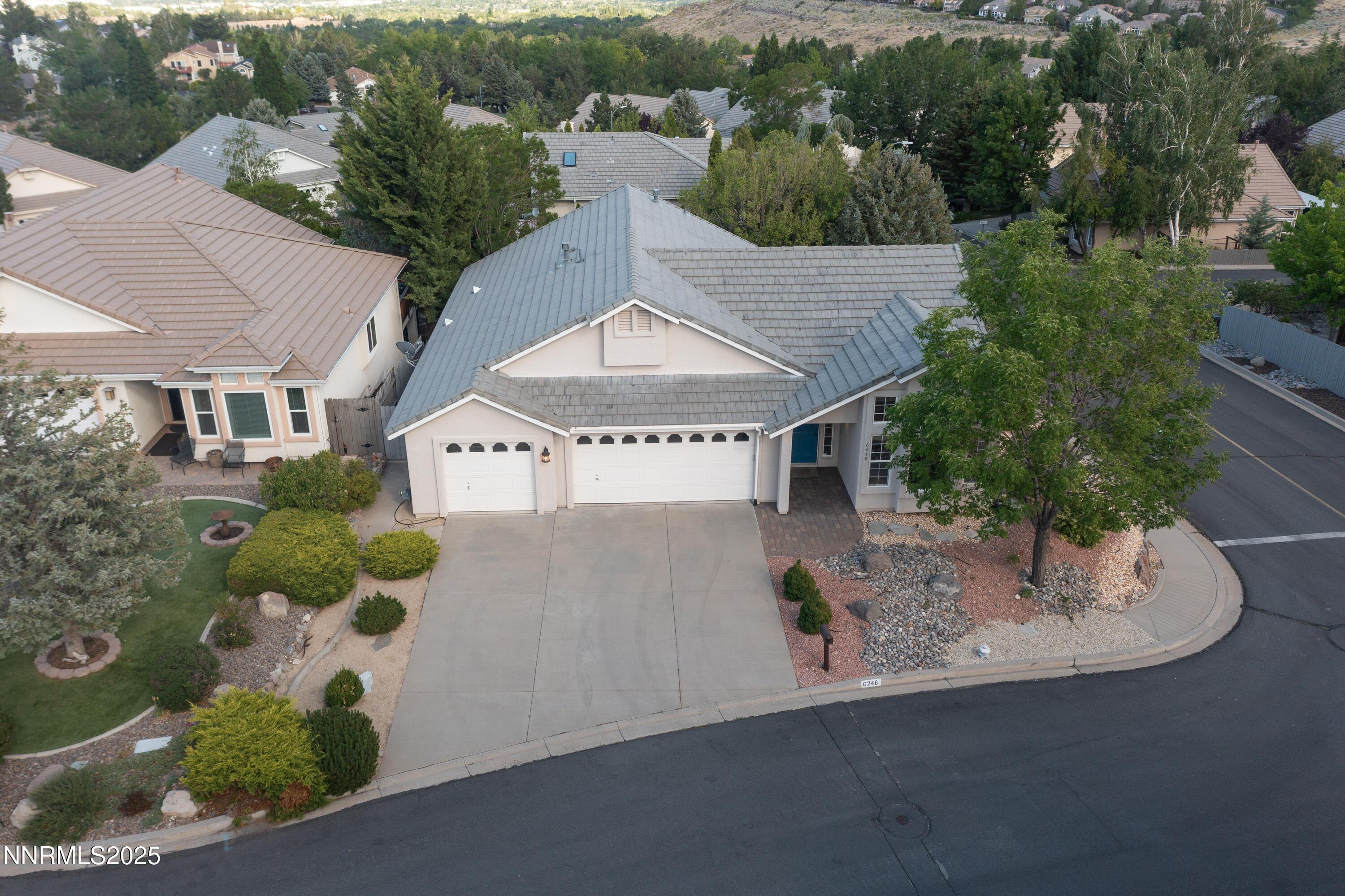 6248 Golden Meadow Road Reno, NV 89519 - Photo 45 of 64 an aerial view of a house with a yard basket ball court and outdoor seating
