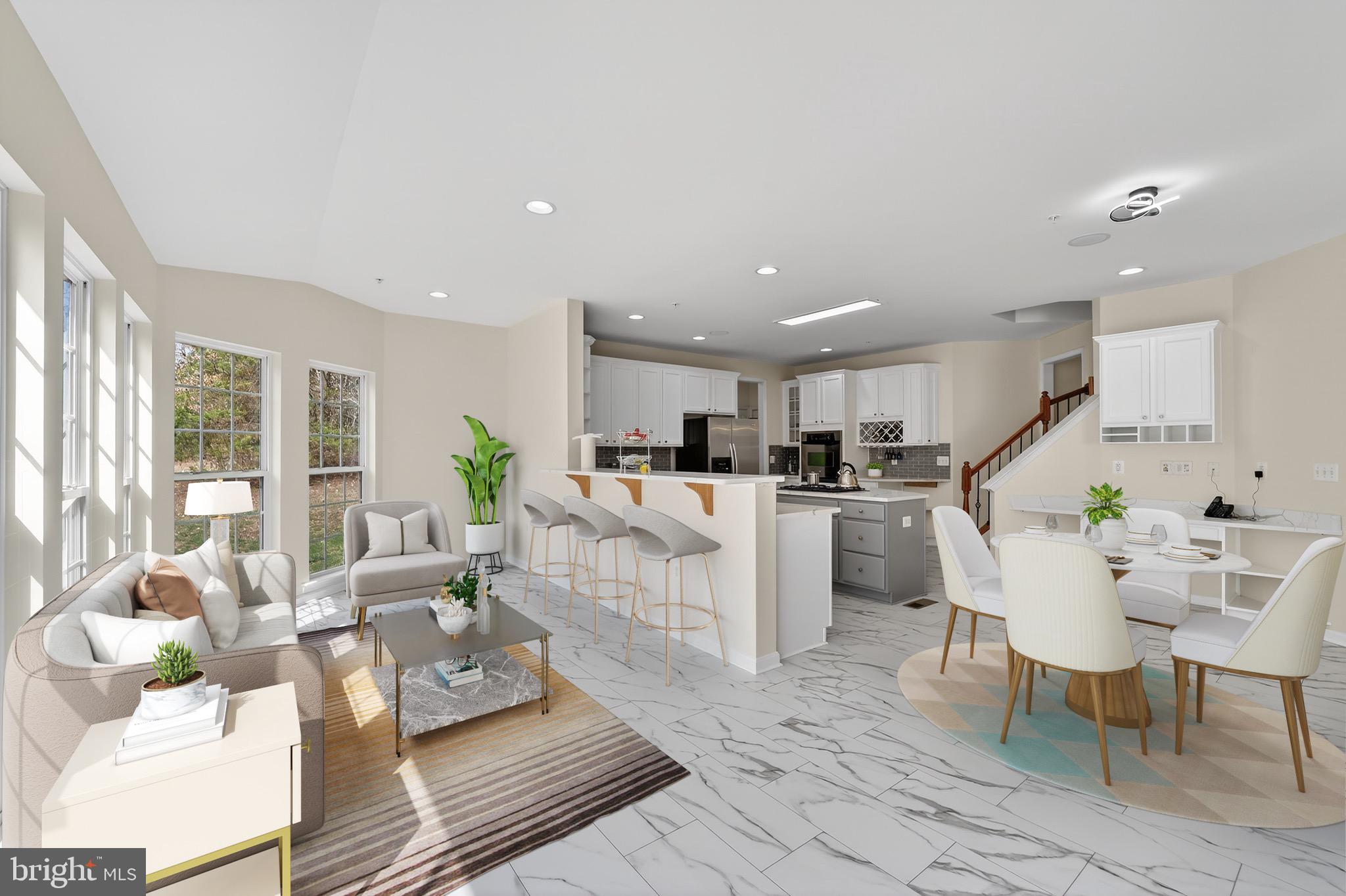 16101 Venice Road Aquasco, MD 20608 - Photo 21 of 60 a living room with furniture kitchen and a table