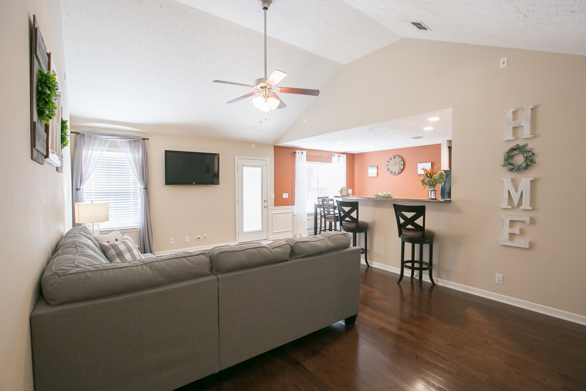 125 Copper Leaf Road Murfreesboro, TN 37128 - Photo 37 of 50 a living room with furniture and a flat screen tv