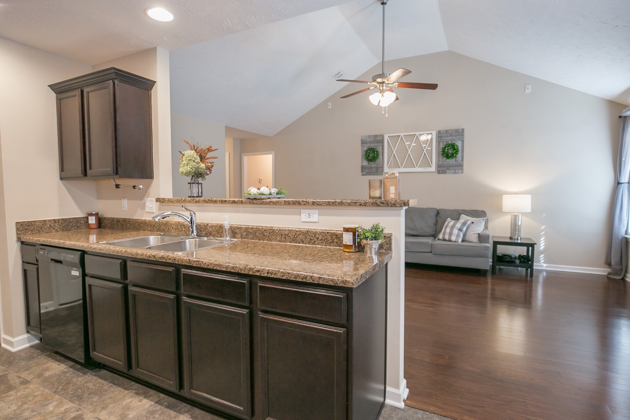 125 Copper Leaf Road Murfreesboro, TN 37128 - Photo 45 of 50 a spacious bathroom with a granite countertop sink a mirror and vanity