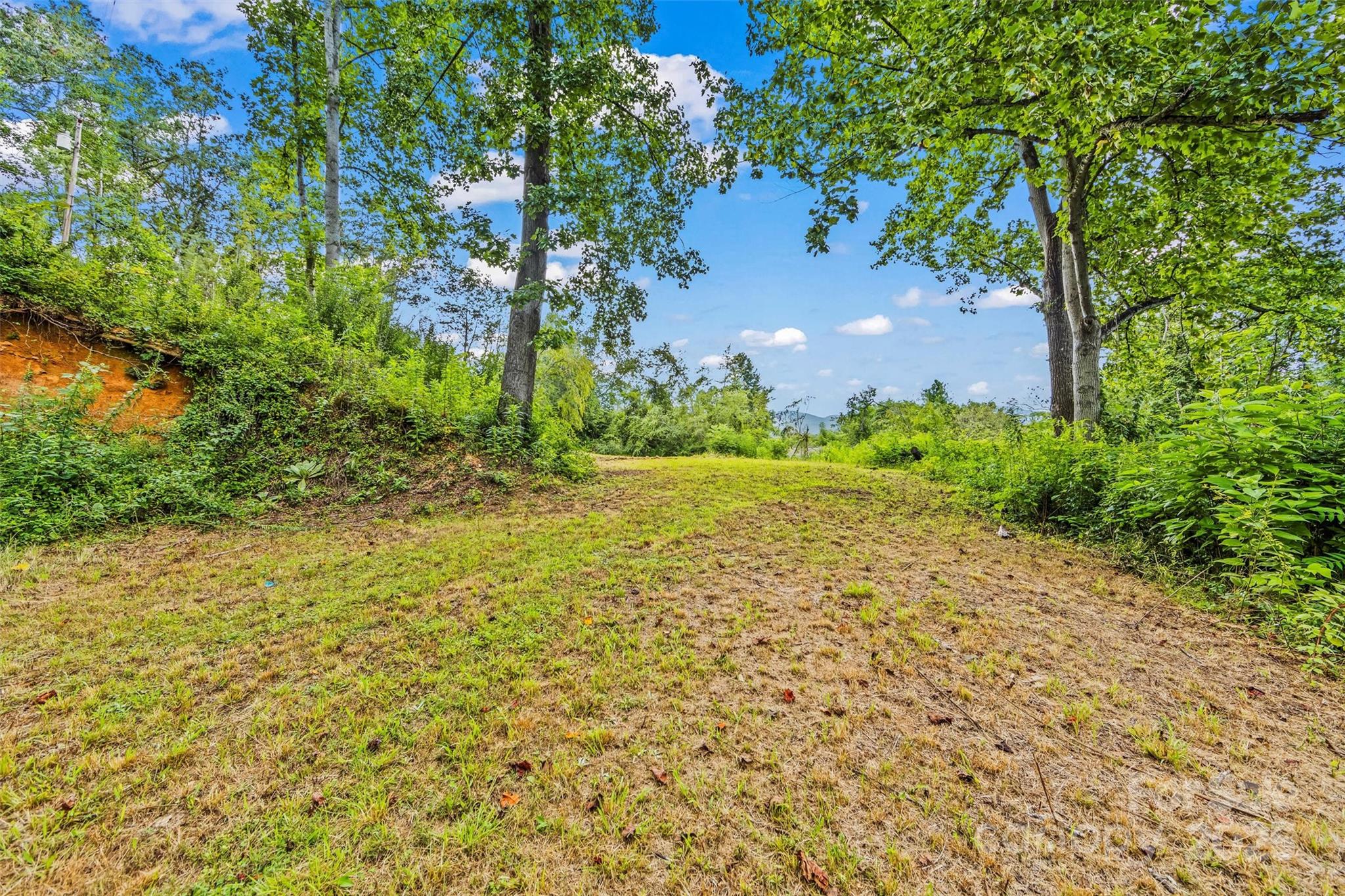 76 Ben Owenby Road Fairview, NC 28730 - Photo 1 of 14 a view of a yard with plants and large trees