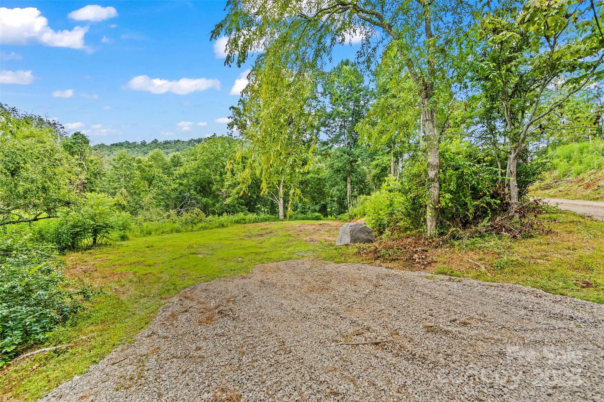 76 Ben Owenby Road Fairview, NC 28730 - Photo 5 of 14 a view of a yard with an trees