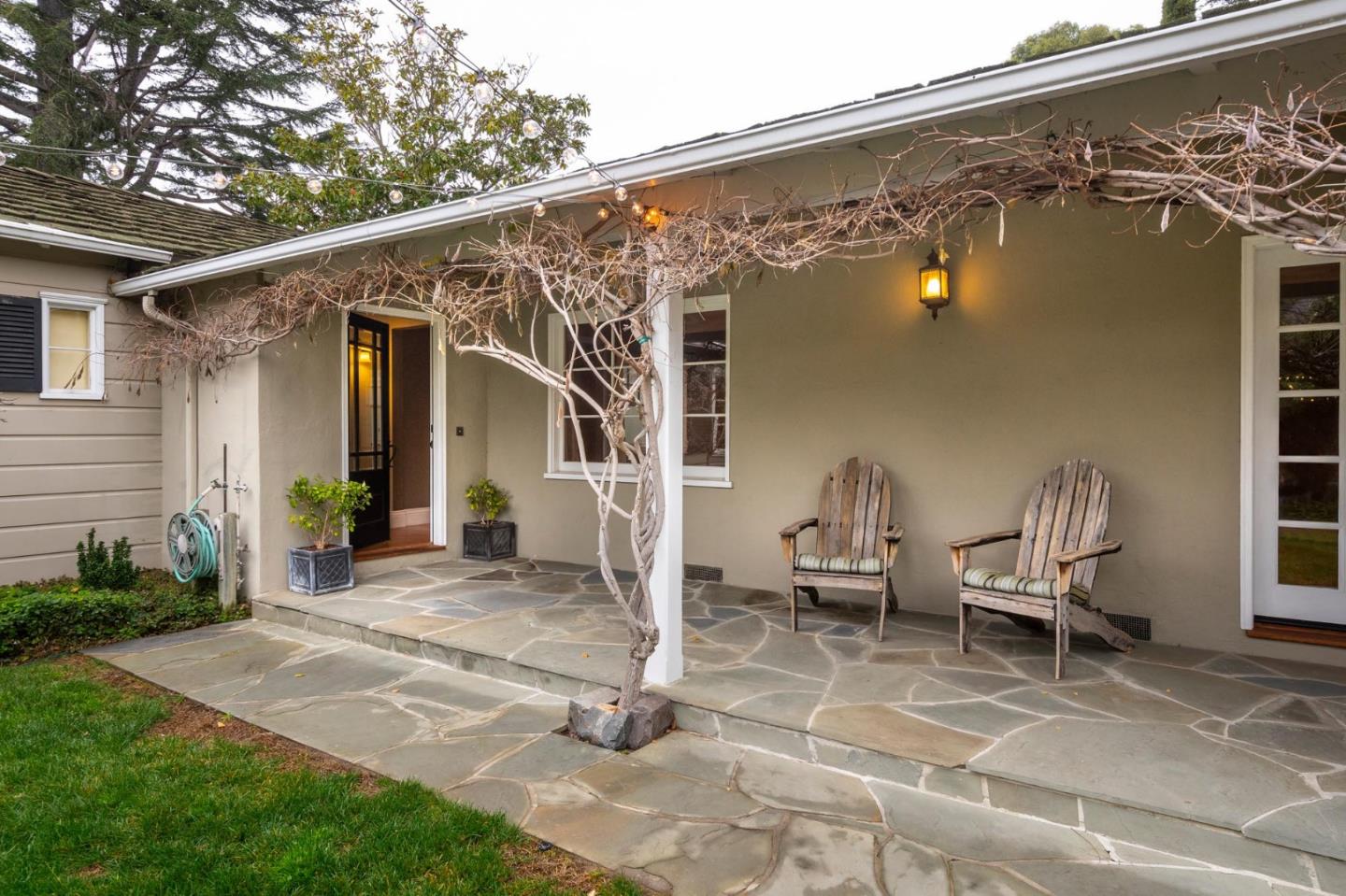 1508 Arc Way Burlingame, CA 94010 - Photo 4 of 18 a view of a patio with chair and tables