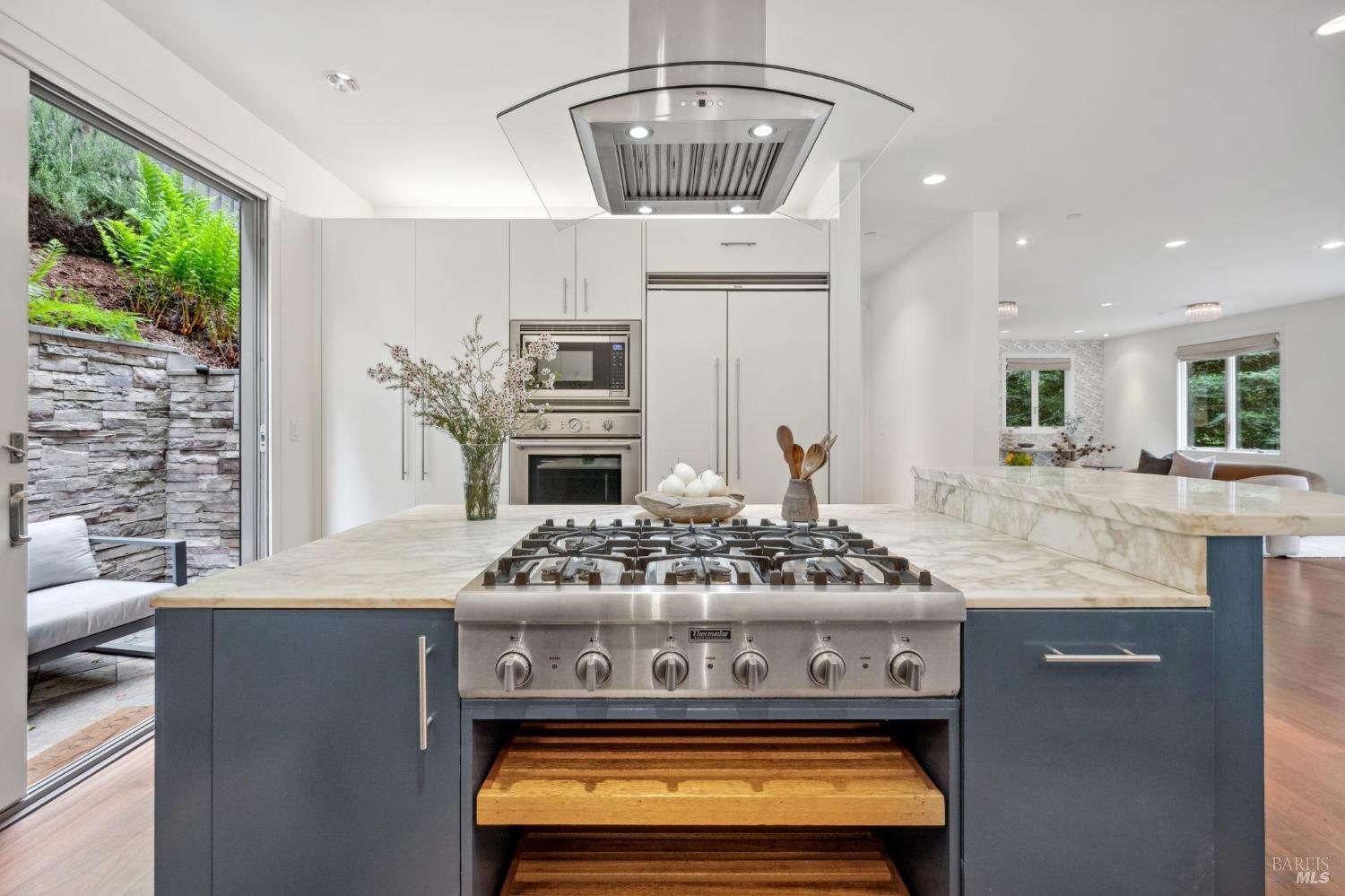 402 Eldridge Avenue Mill Valley, CA 94941 - Photo 20 of 49 a kitchen with a stove and a sink