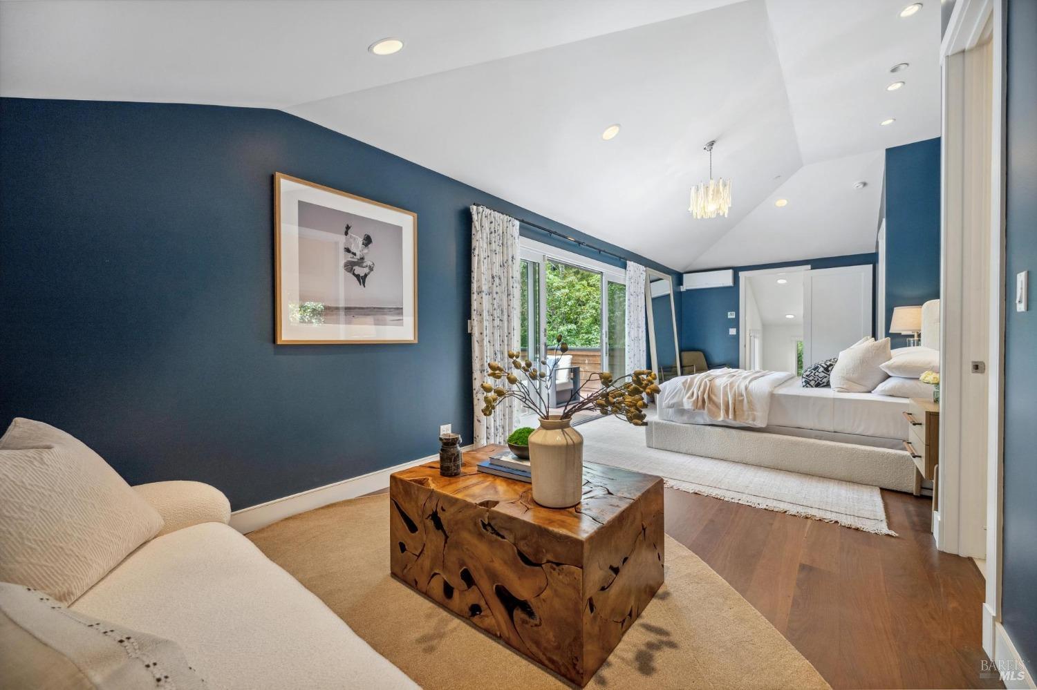 402 Eldridge Avenue Mill Valley, CA 94941 - Photo 28 of 49 a living room with furniture and a large window
