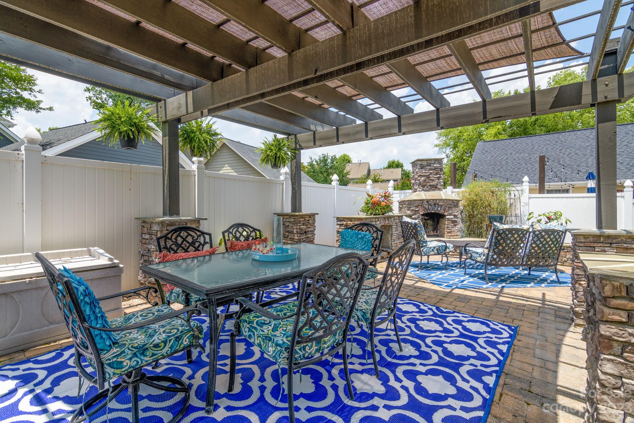 882 Promenade Walk Fort Mill, SC 29708 - Photo 32 of 48 a dining space with furniture and outdoor view