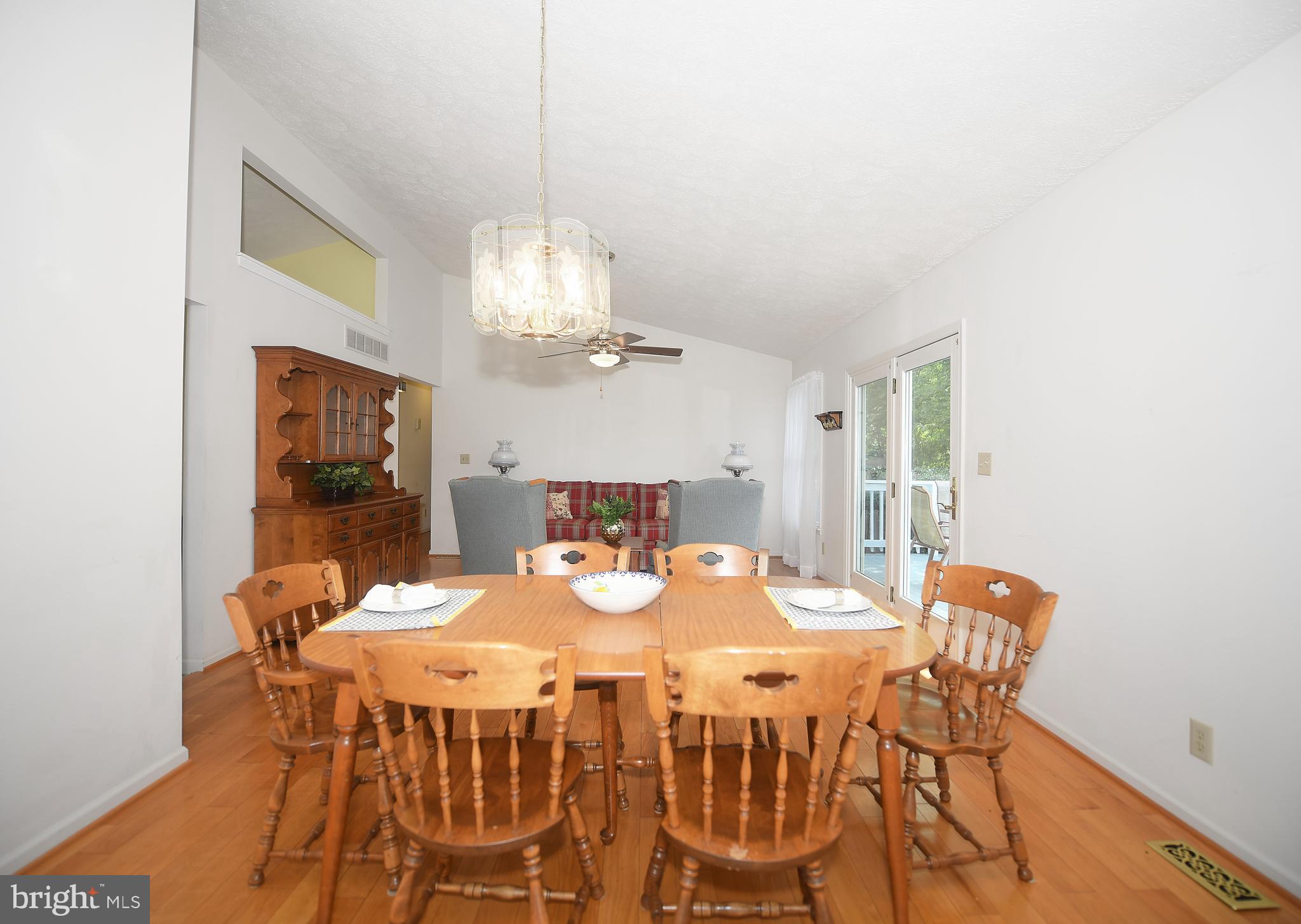 2 Marble Arch Road Colora, MD 21917 - Photo 10 of 47 & LIVING ROOM DINING ROOM - VAULTED CEILING