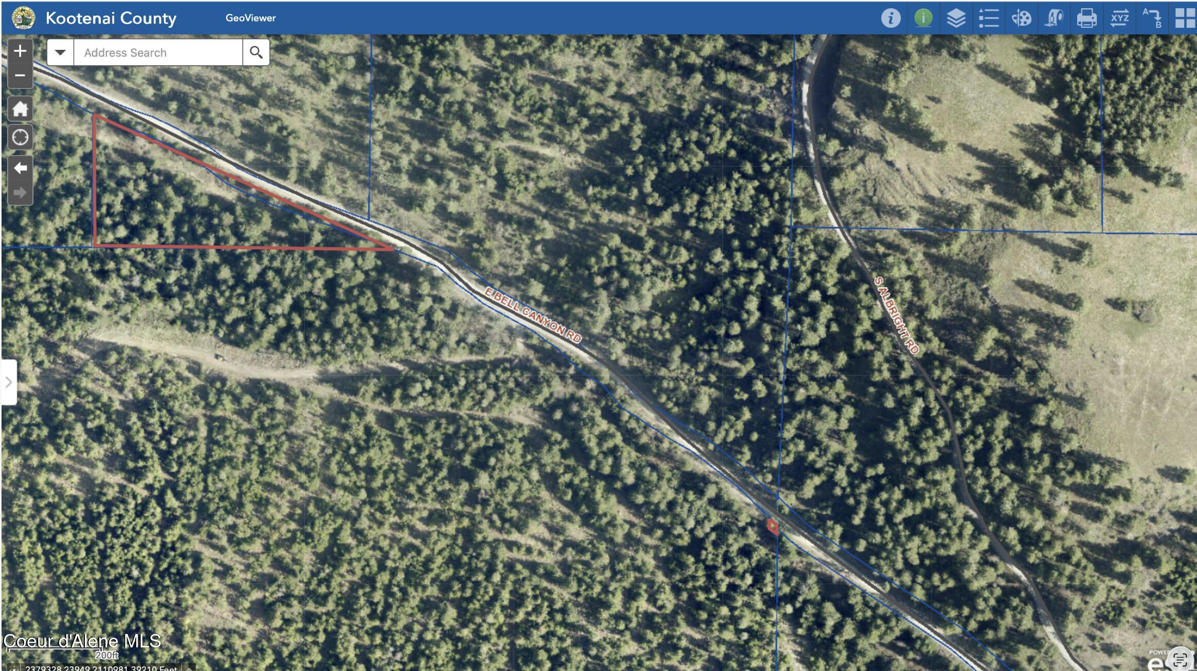 Nna East Bell Canyon Road Harrison, ID 83833 - Photo 5 of 21 Both Properties (in red)