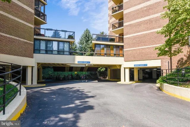 a view of a building with street