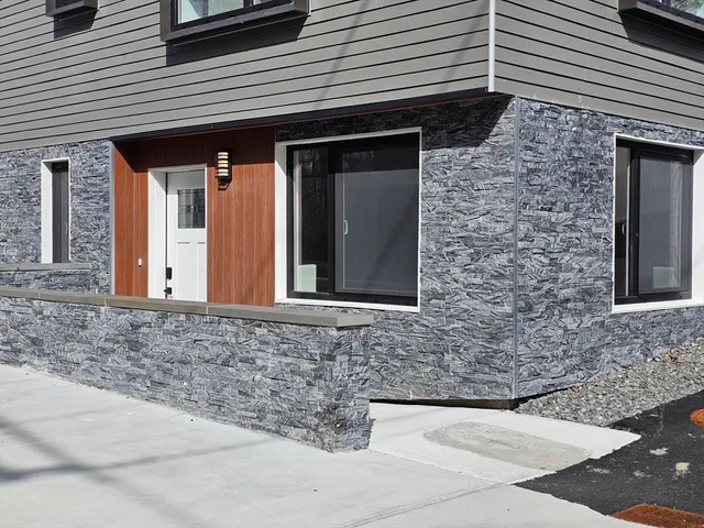 a view of front door of house
