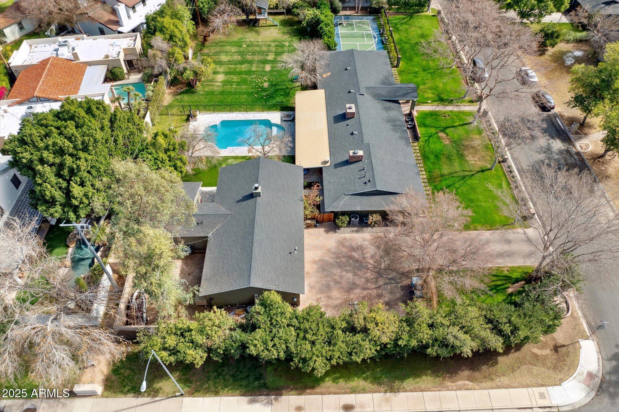 620 West McLellan Boulevard Phoenix, AZ 85013 - Photo 6 of 26 an aerial view of a house