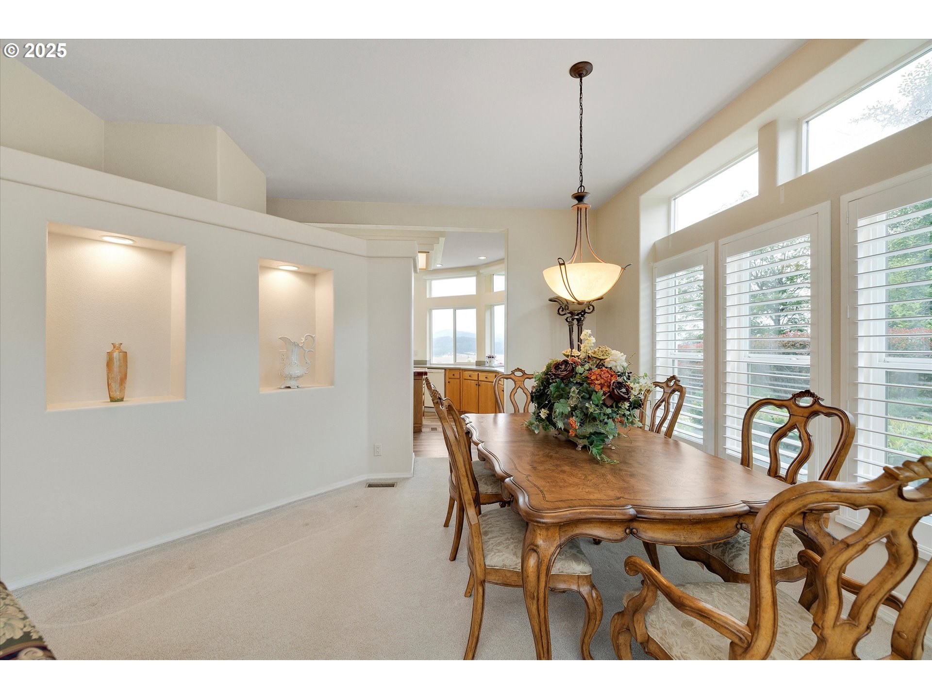 7340-7350 Smith Road Monmouth, OR 97361 - Photo 14 of 40 a view of a dining room with furniture window and outside view