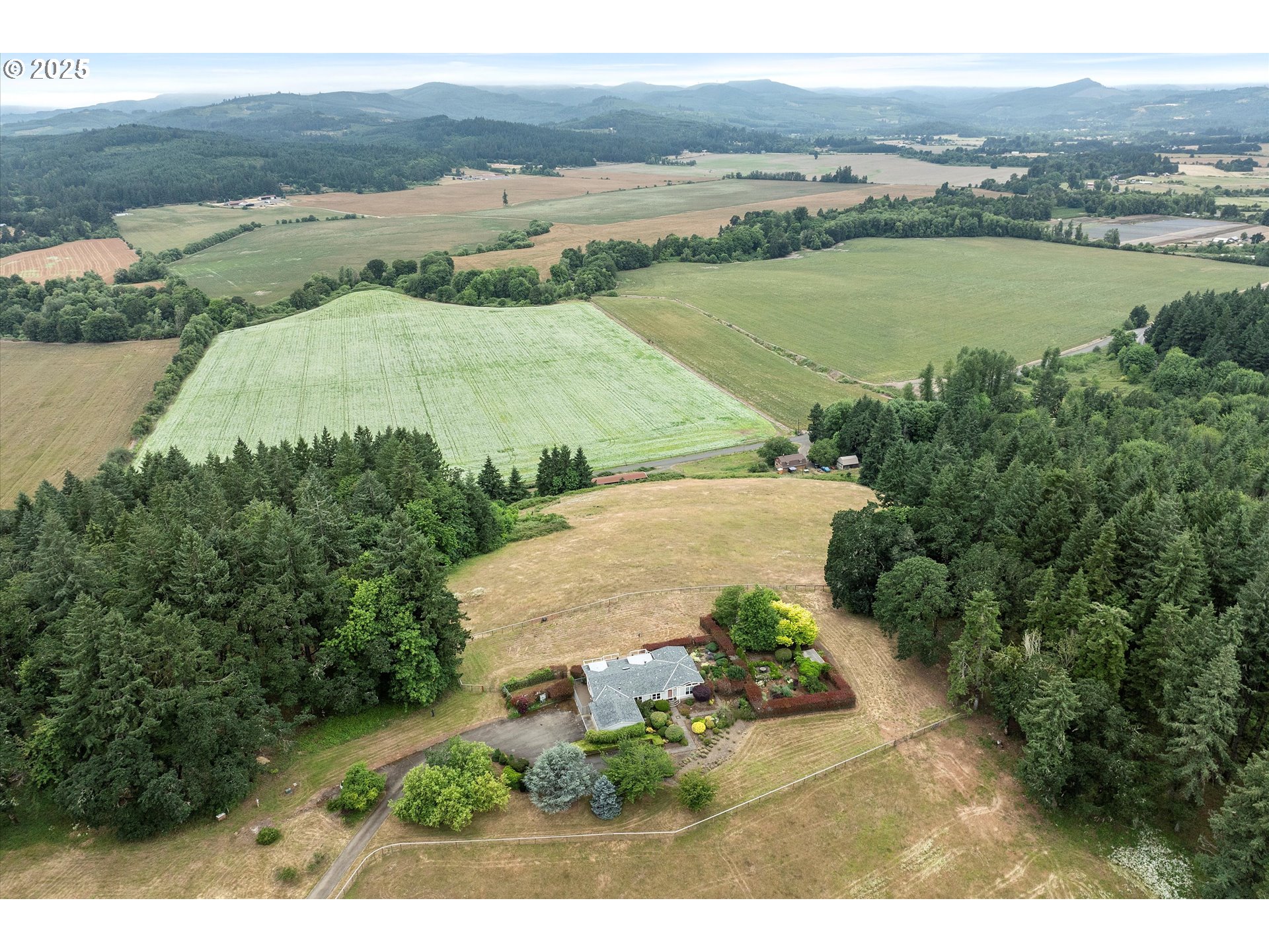 7340-7350 Smith Road Monmouth, OR 97361 - Photo 7 of 40 an aerial view of ocean and residential houses with outdoor space