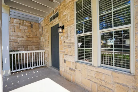 a view of porch with a balcony
