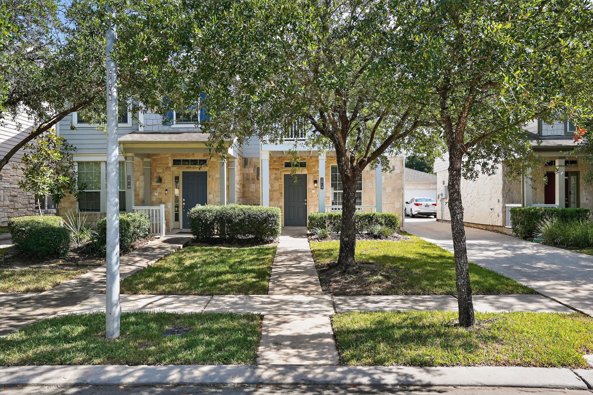2814 Legends Crest Drive Spring, TX 77386 - Photo 4 of 34 a front view of a house with garden