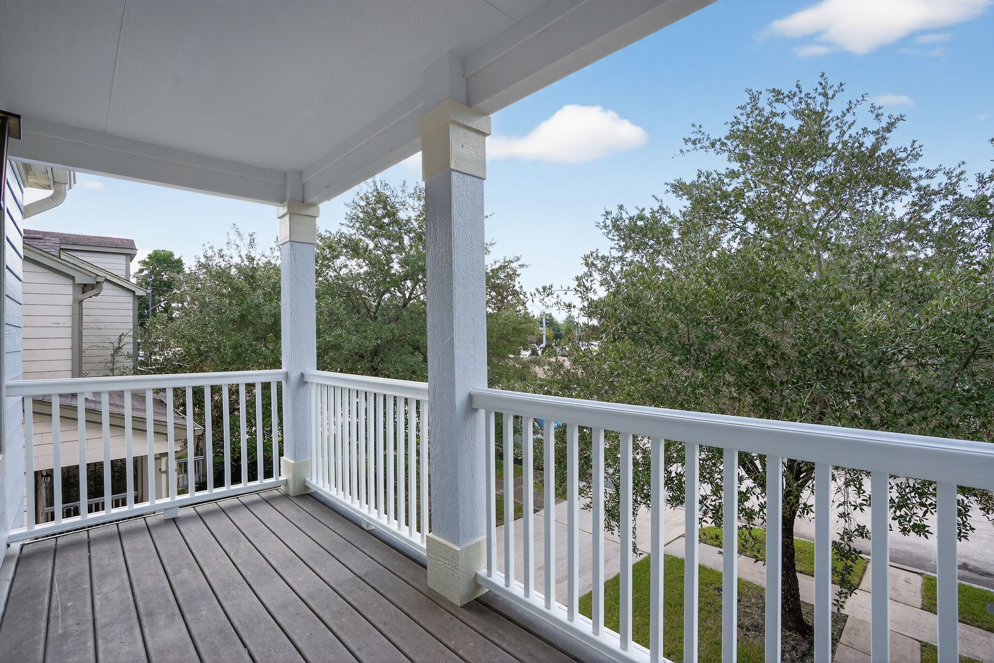 2814 Legends Crest Drive Spring, TX 77386 - Photo 5 of 34 a view of balcony with wooden floor