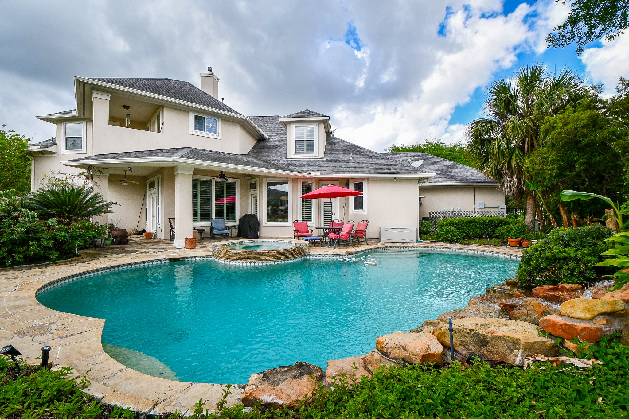 12711 Waterside Way Houston, TX 77041 - Photo 40 of 48 Very big heated pool with remote control.