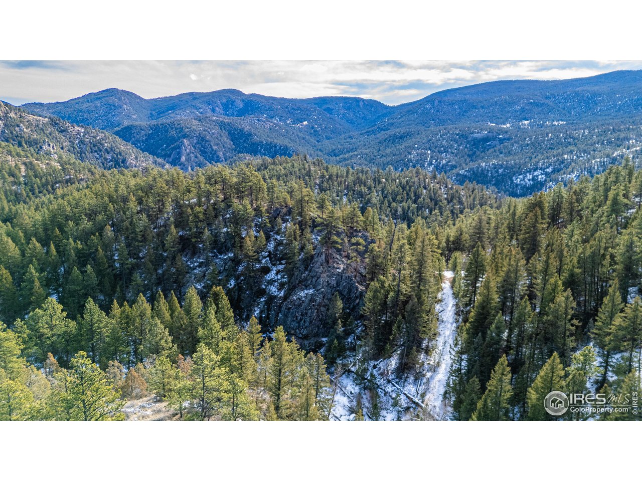 2127 Us Highway Drake, CO 80515 - Photo 20 of 34 a black and white view of mountains and valleys