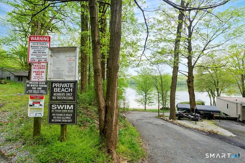 a sign on the side of a building