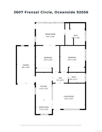 $599,000 | 3607 Frenzel Circle, Oceanside, CA 92056